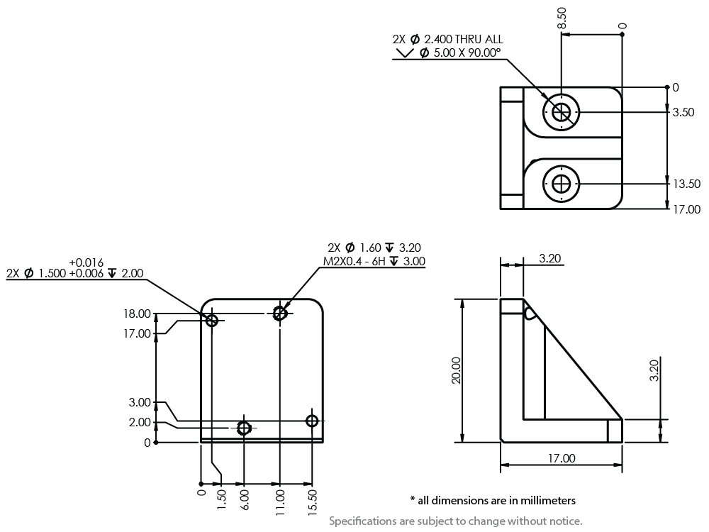 Mounting Brackets - Z Bracket - 430753